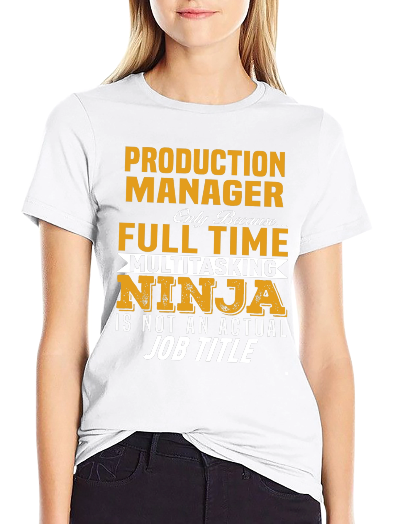 Production Manager Full Time Multitasking Ninja T-Shirt