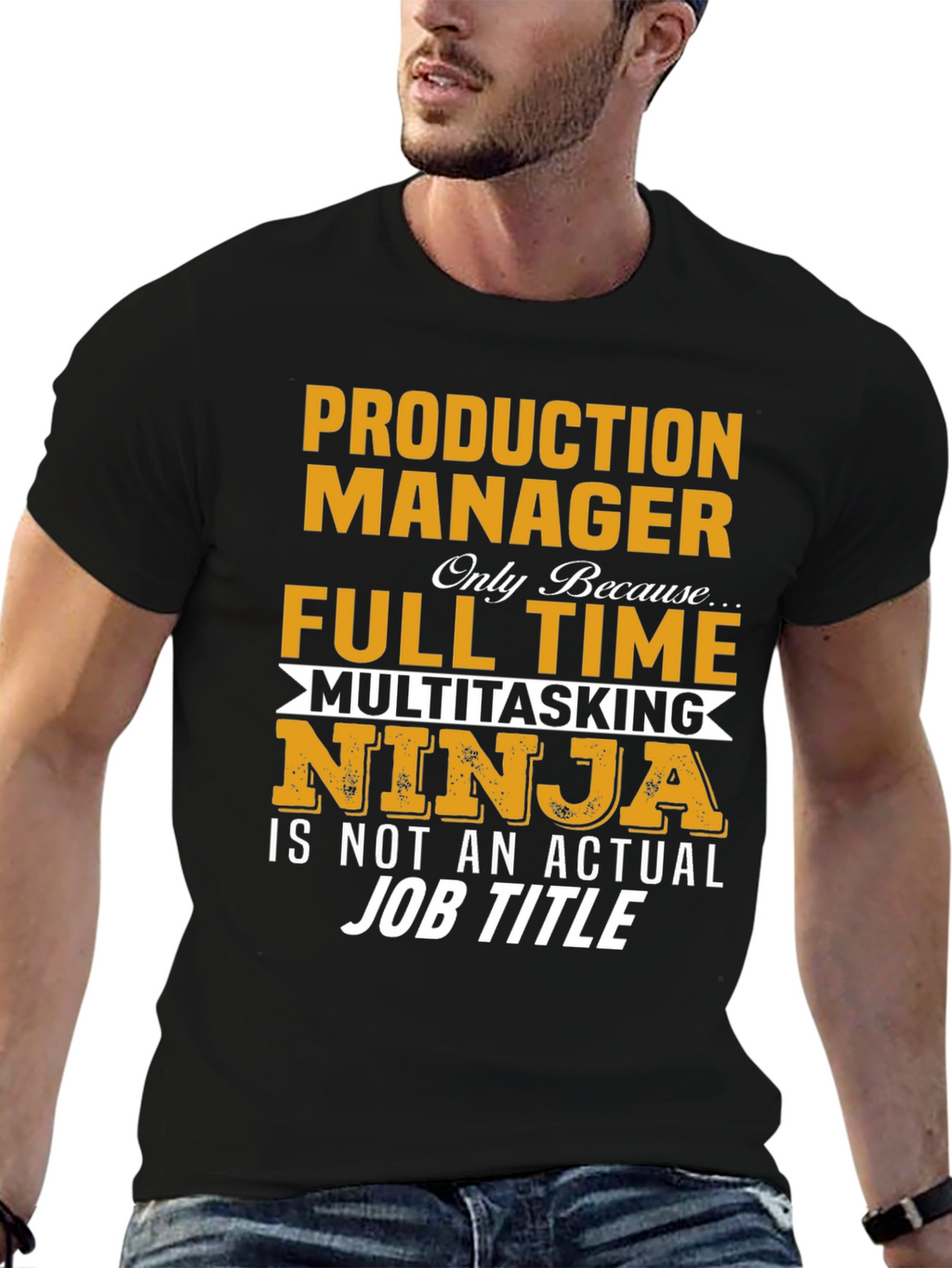Production Manager Full Time Multitasking Ninja T-Shirt