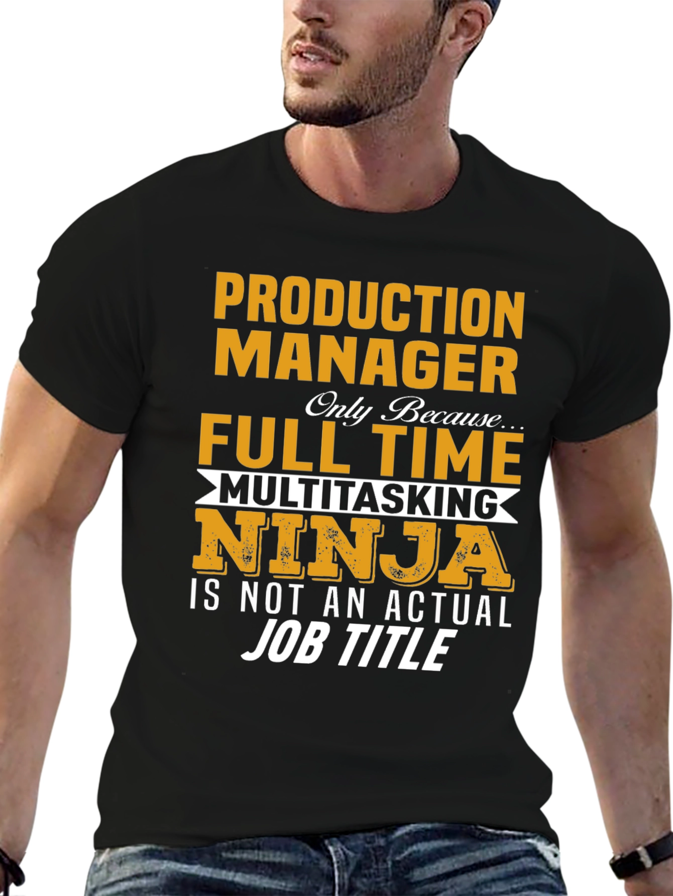 Production Manager Full Time Multitasking Ninja T-Shirt