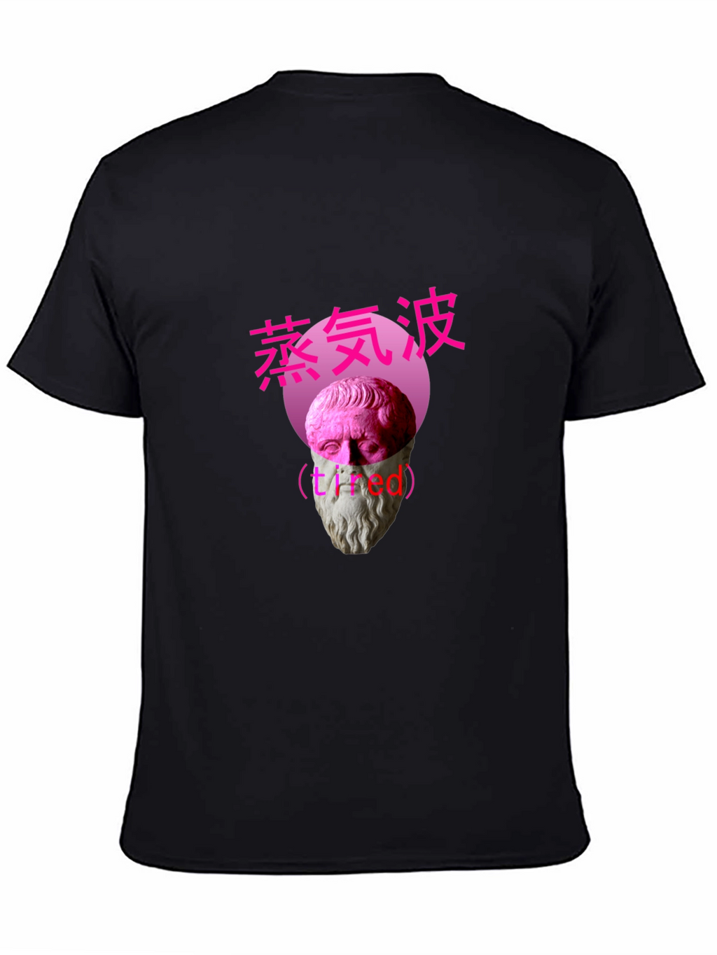 Vaporwave Tired Bust Graphic Tee