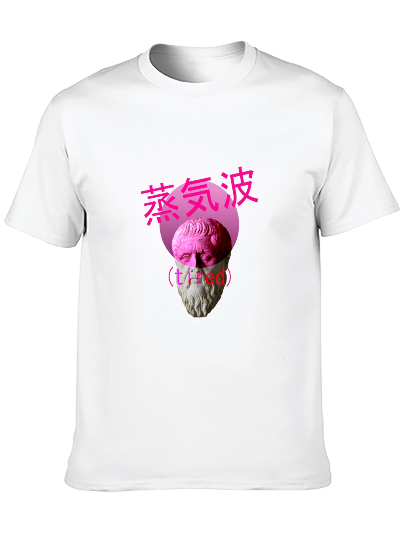 Vaporwave Tired Bust Graphic Tee