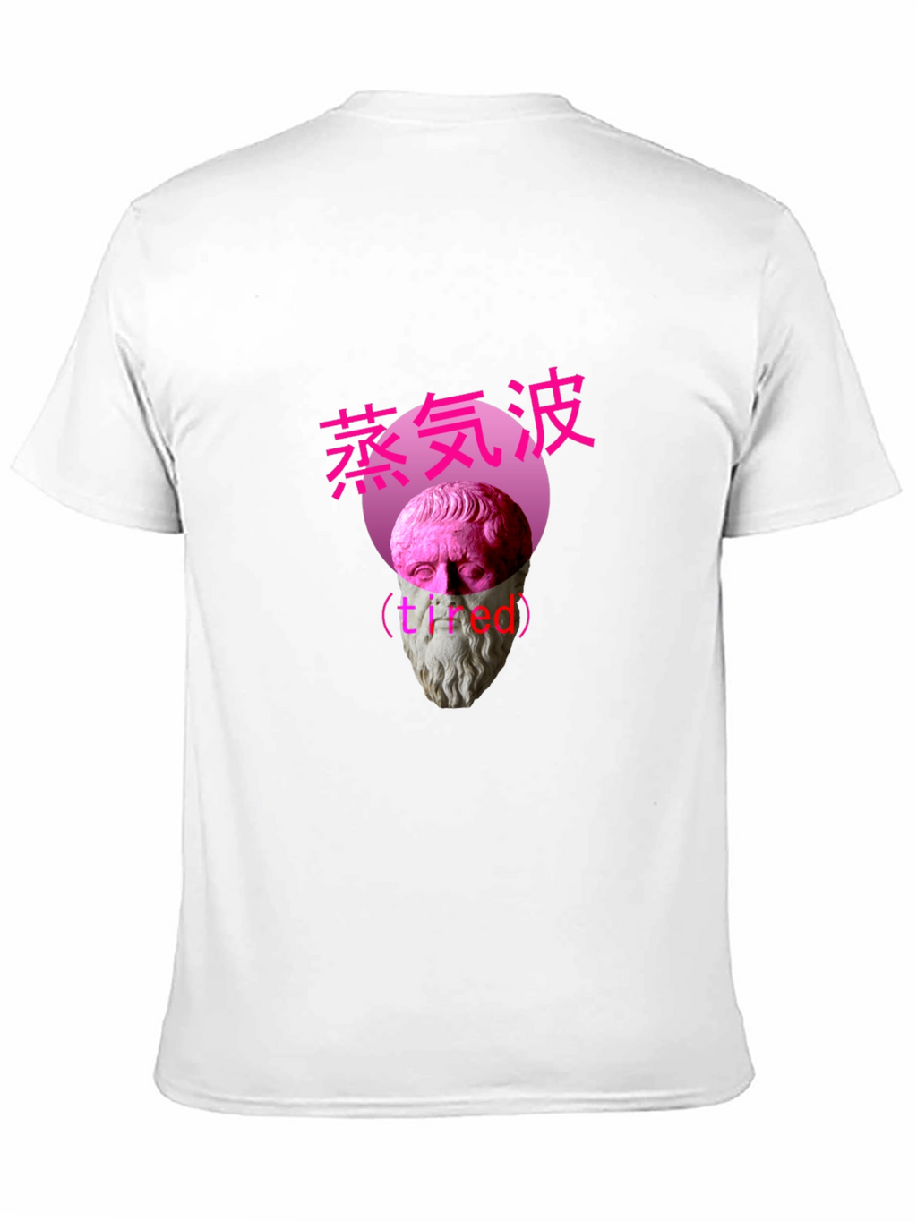 Vaporwave Tired Bust Graphic Tee