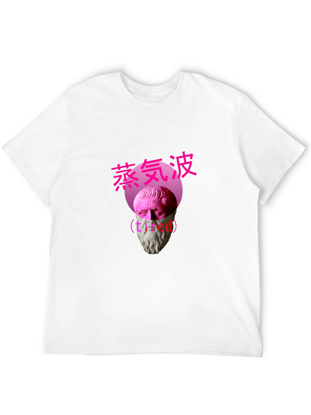 Vaporwave Tired Bust Graphic Tee