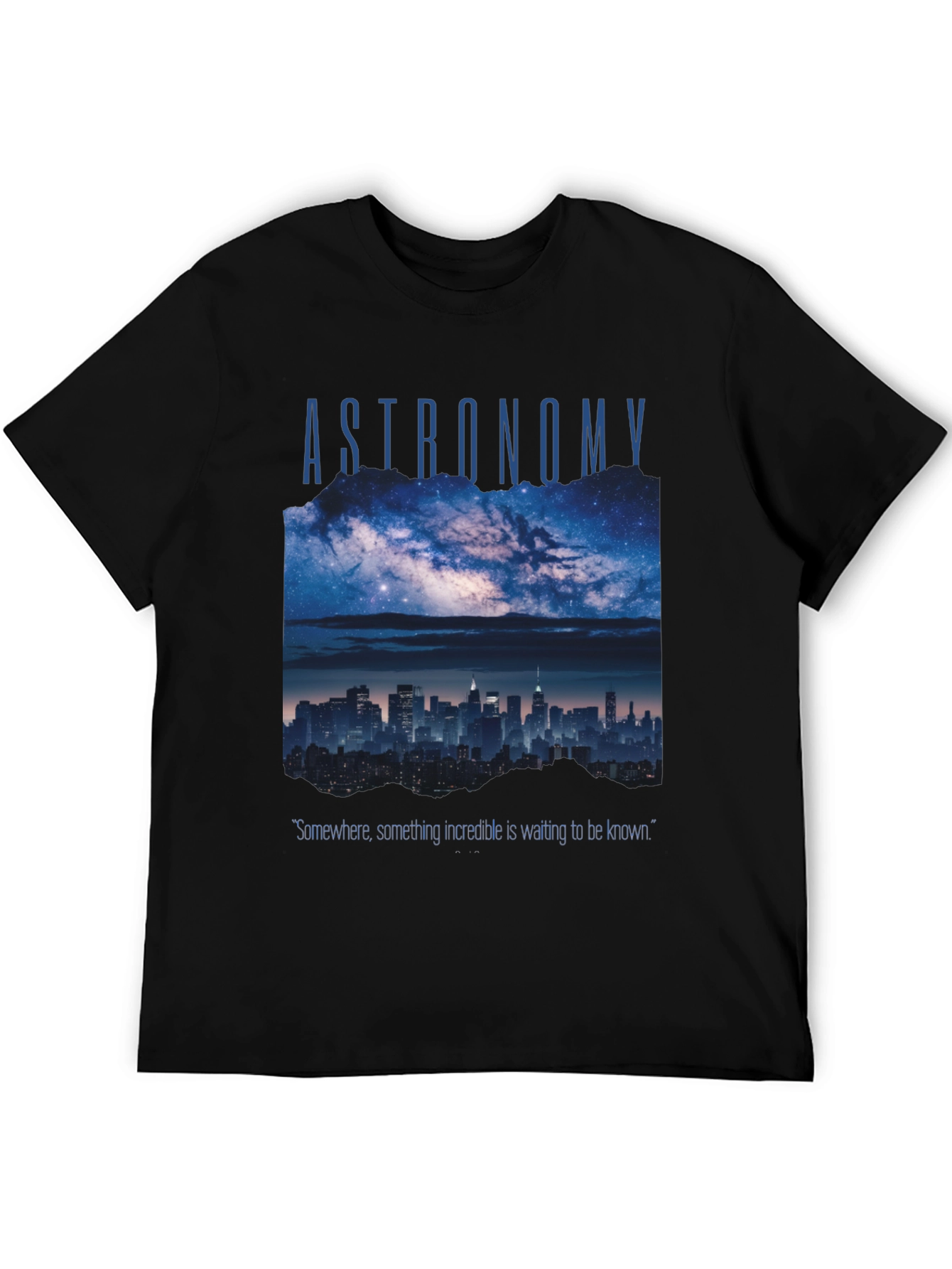 Astronomy Cityscape Graphic T-Shirt