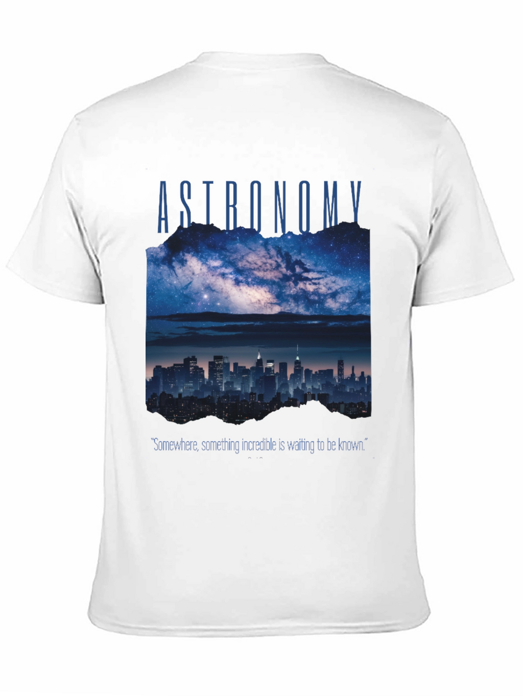 Astronomy Cityscape Graphic T-Shirt