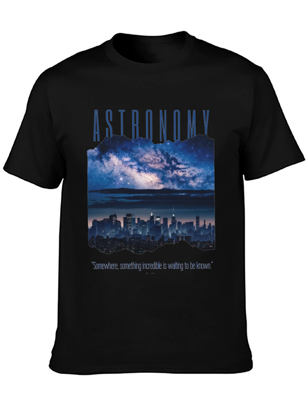 Astronomy Cityscape Graphic T-Shirt