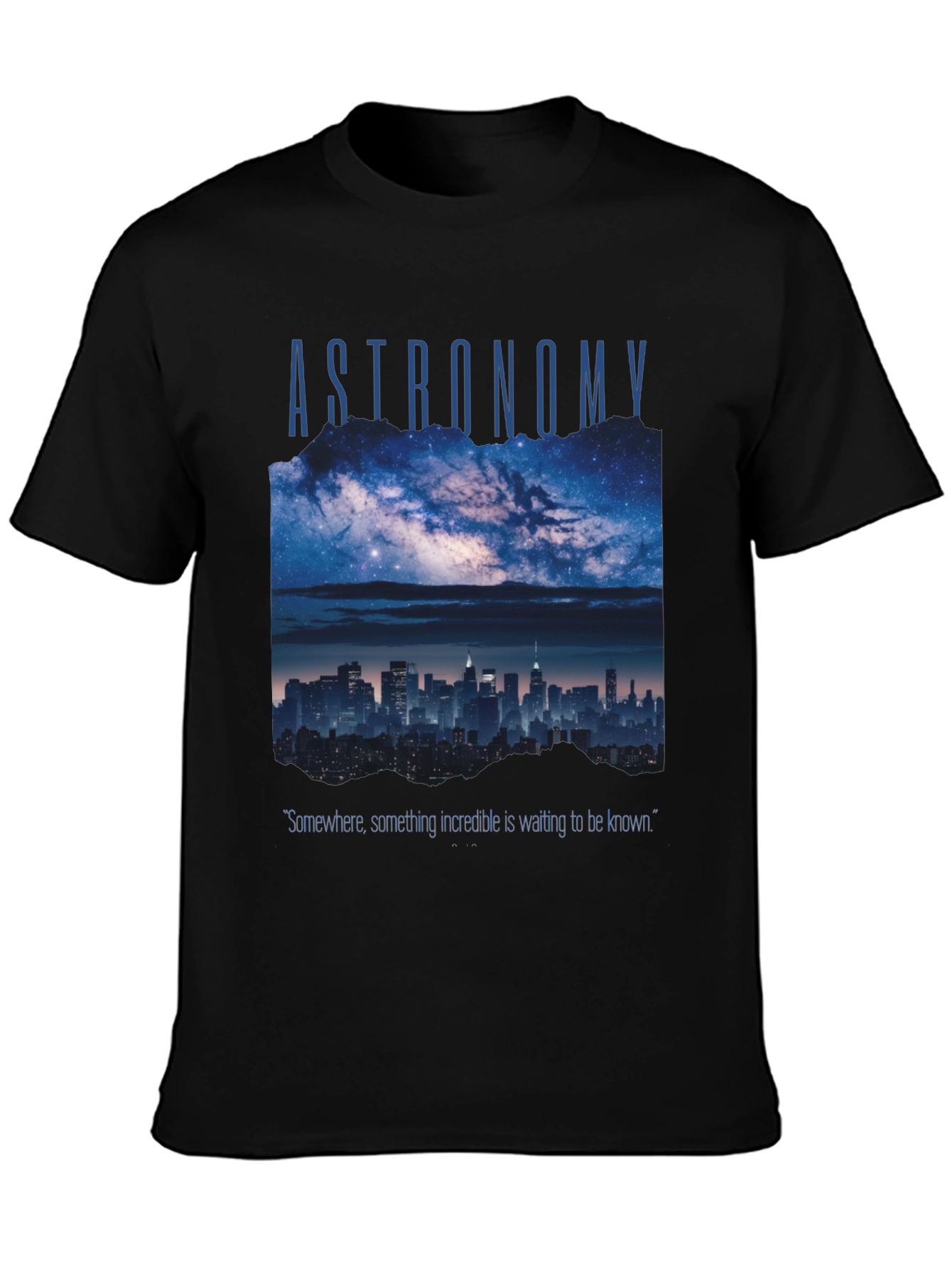 Astronomy Cityscape Graphic T-Shirt