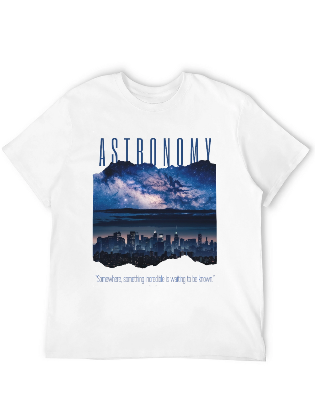 Astronomy Cityscape Graphic T-Shirt