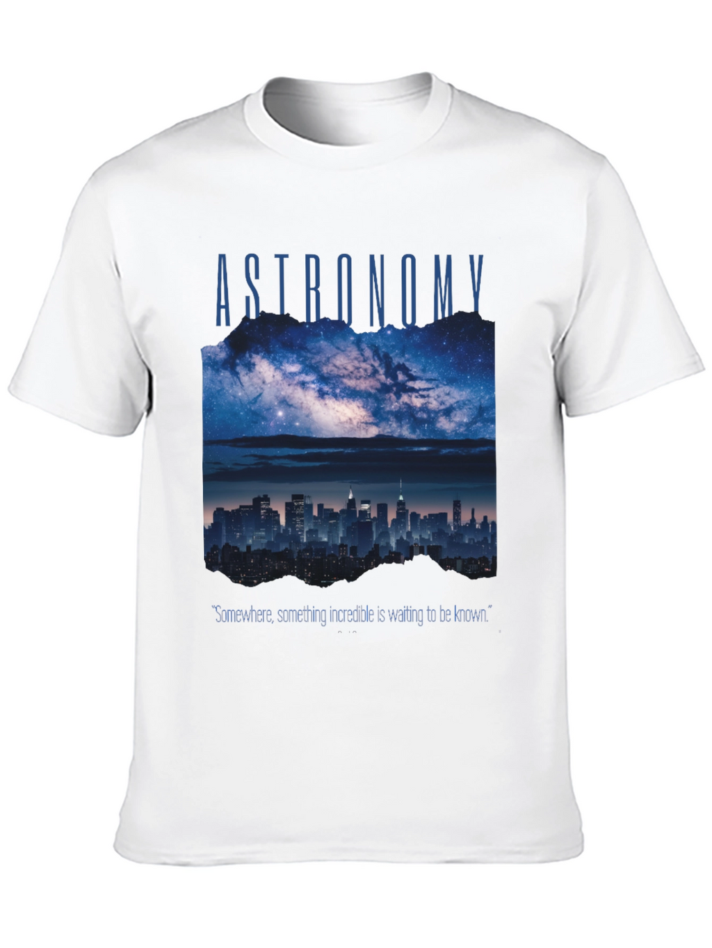 Astronomy Cityscape Graphic T-Shirt