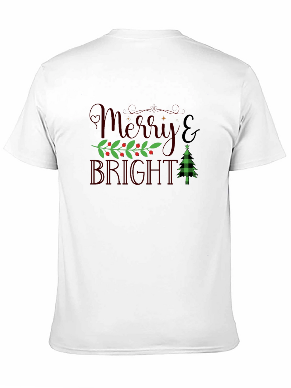 Merry & Bright Holiday Graphic Tee