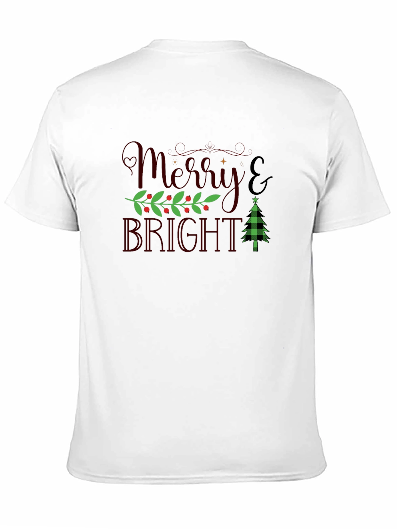 Merry & Bright Holiday Graphic Tee