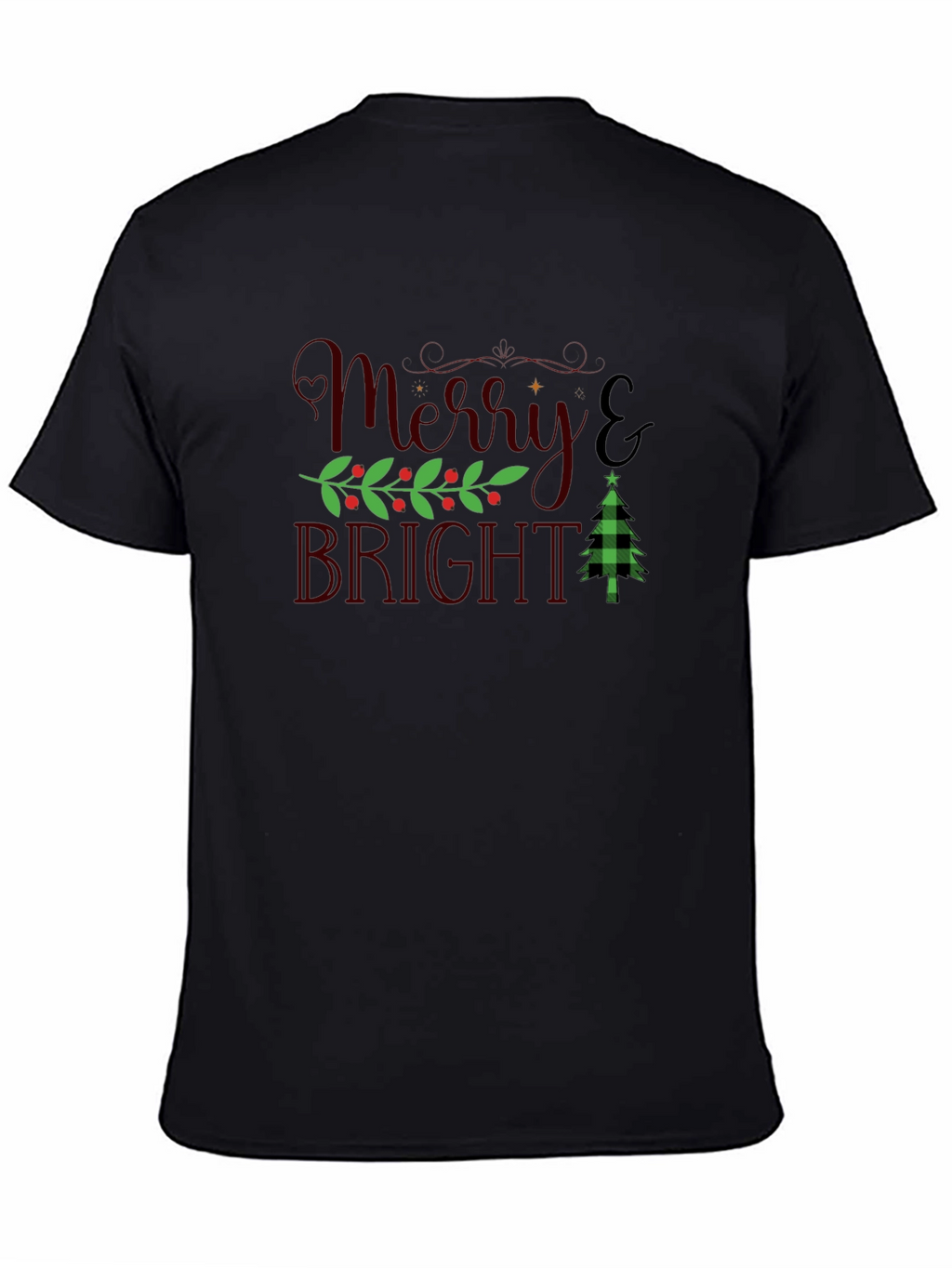 Merry & Bright Holiday Graphic Tee