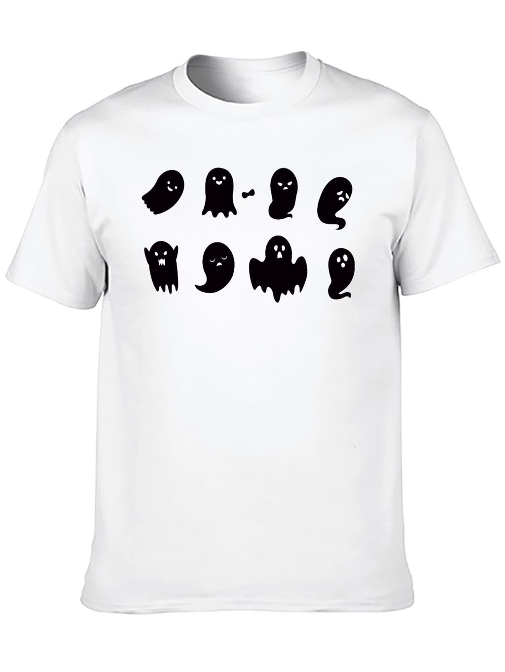 Cute Ghost Graphic T-Shirt - Halloween Tee
