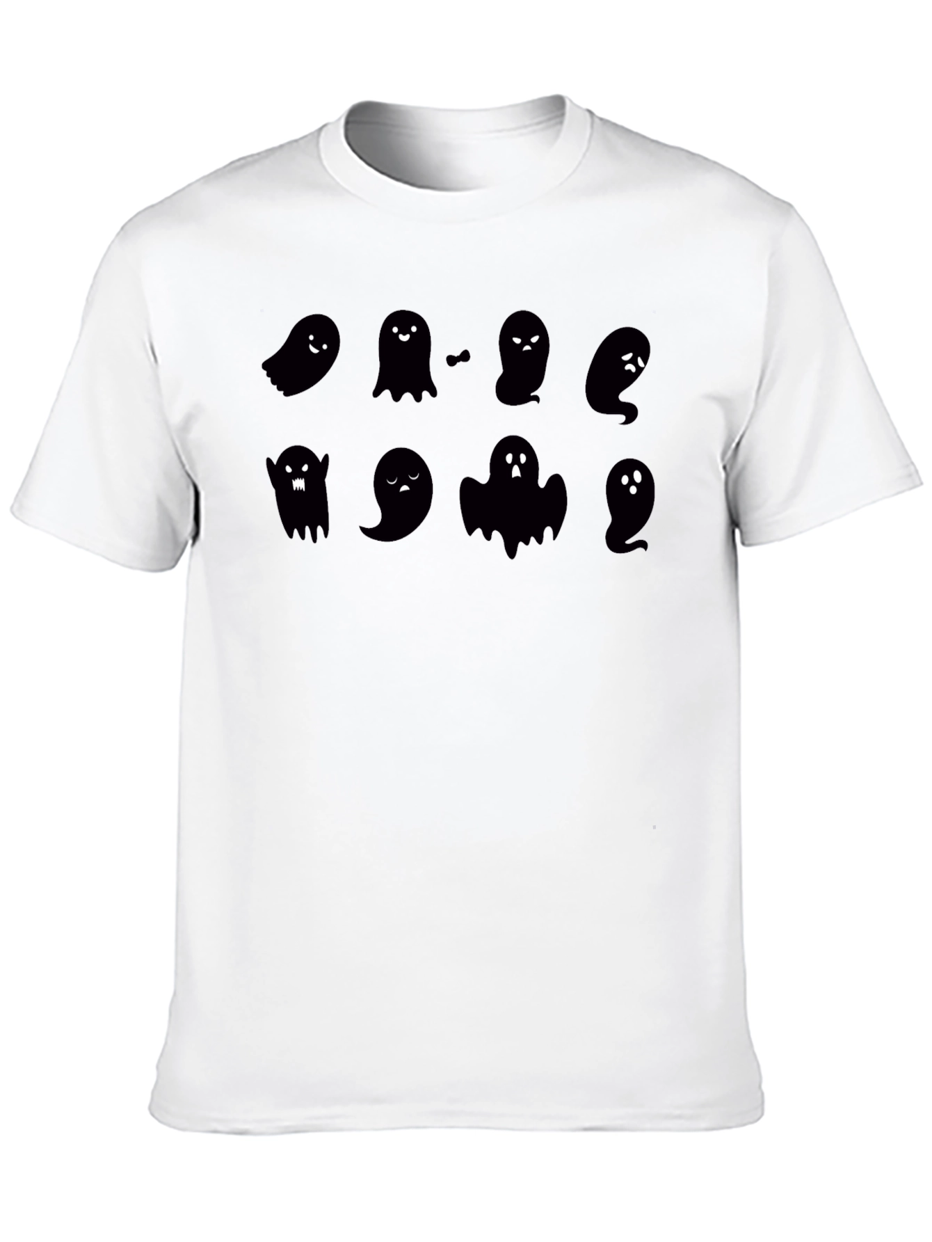 Cute Ghost Graphic T-Shirt - Halloween Tee