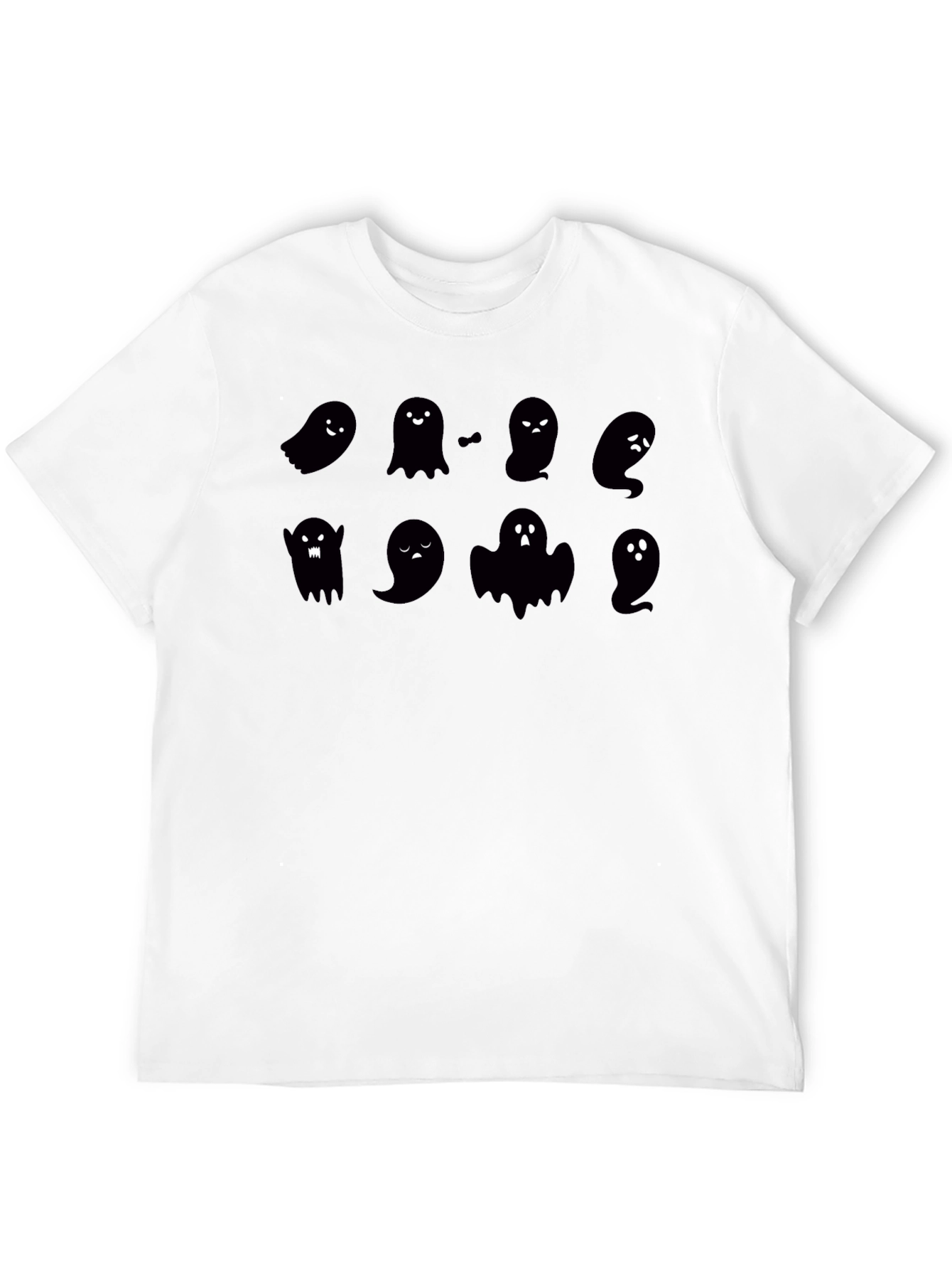 Cute Ghost Graphic T-Shirt - Halloween Tee