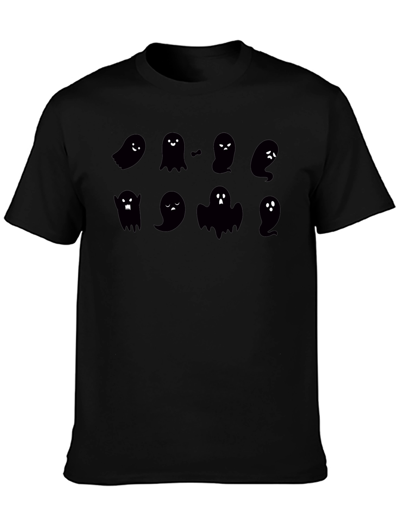 Cute Ghost Graphic T-Shirt - Halloween Tee