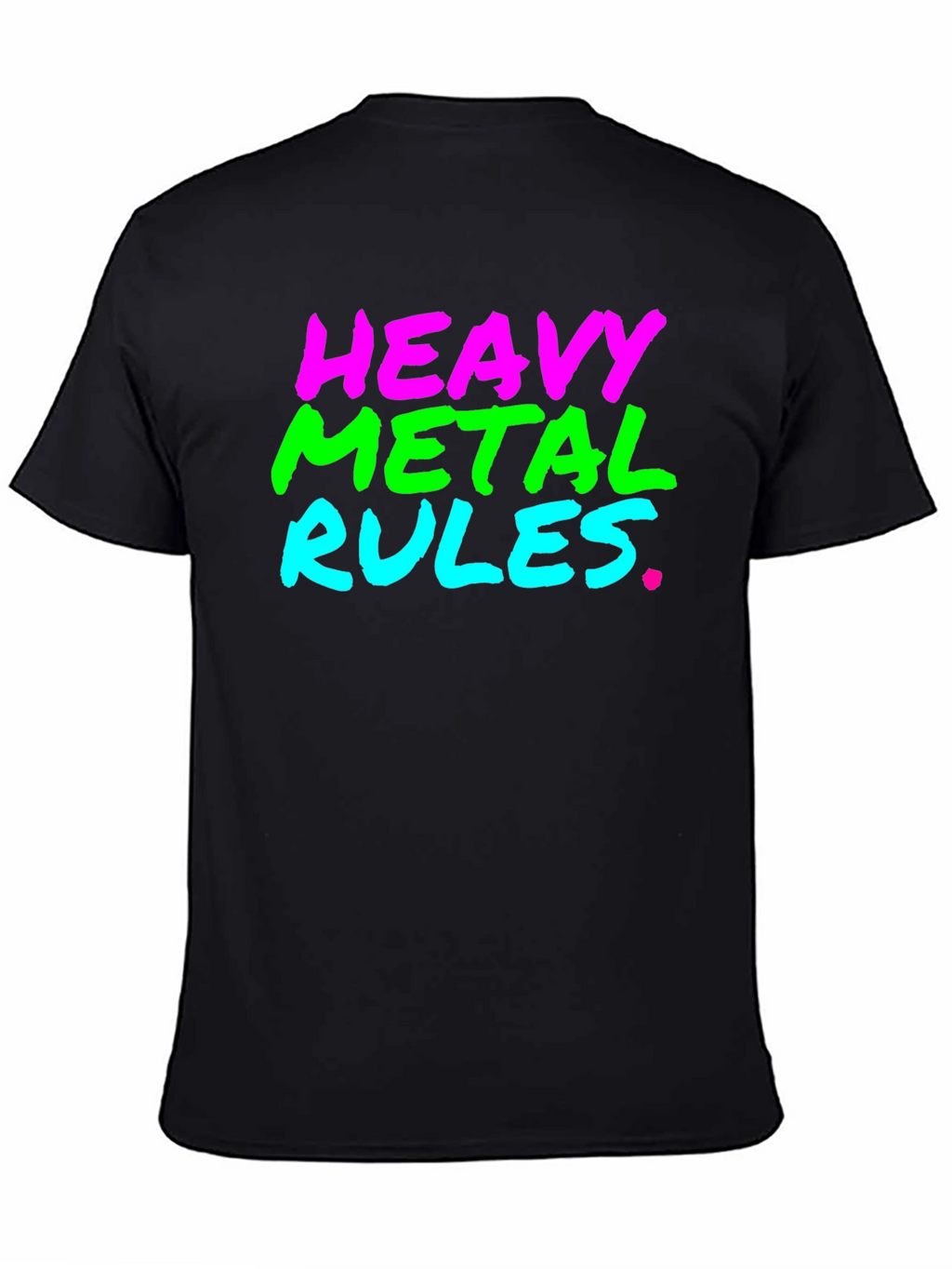 Heavy Metal Rules Black T-Shirt