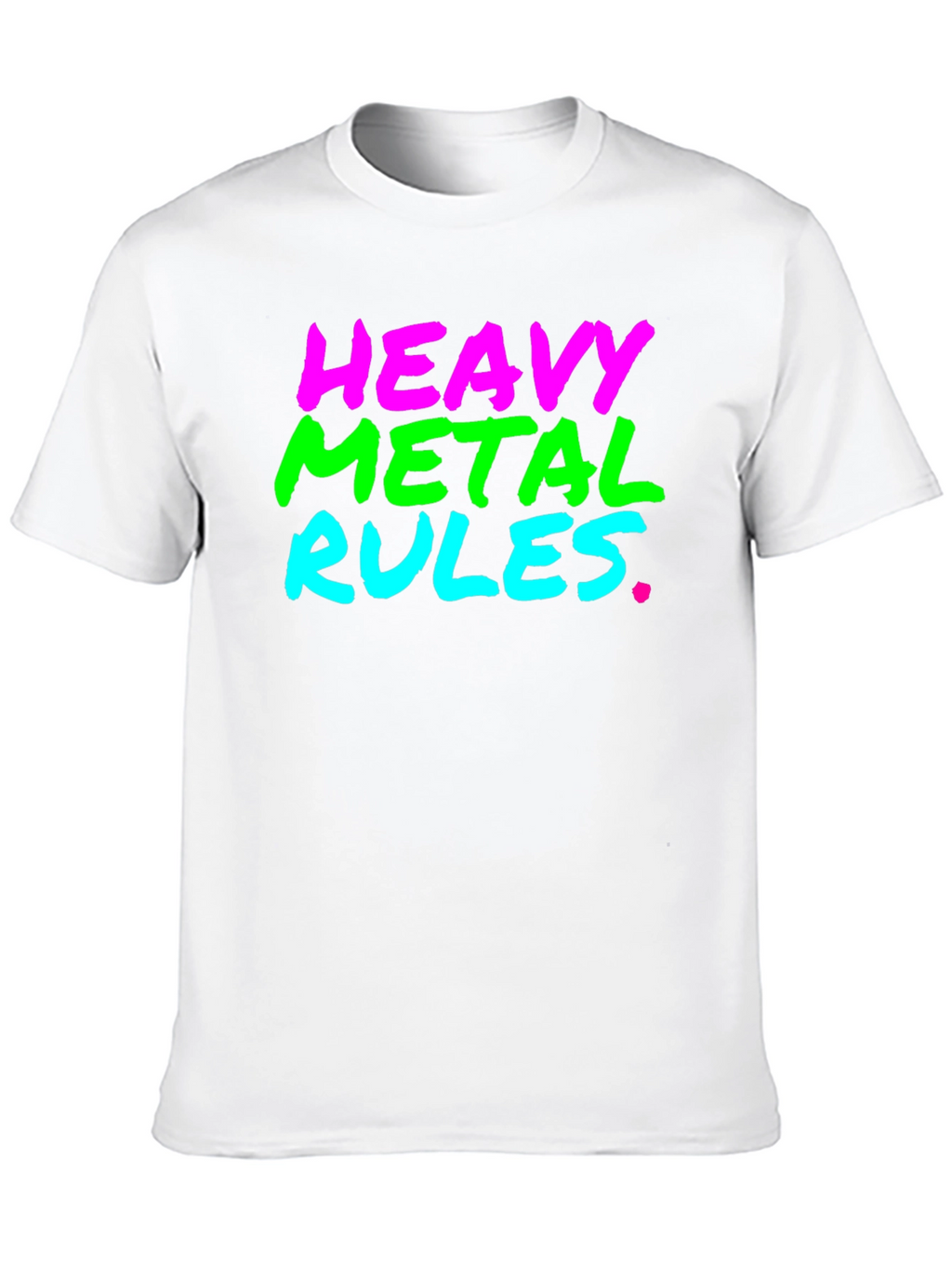 Heavy Metal Rules Black T-Shirt