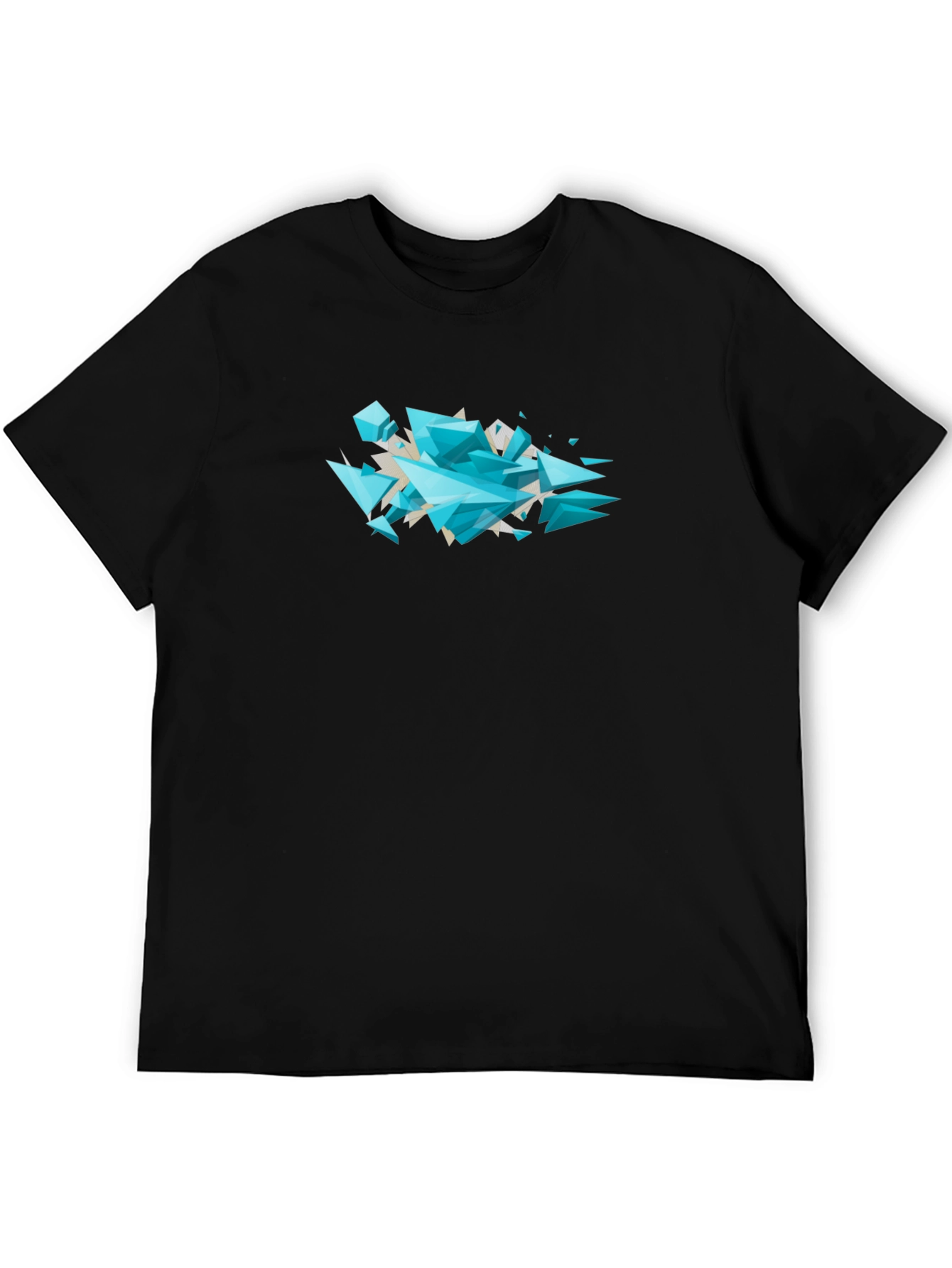 Geometric Shard T-Shirt - Modern Abstract Design