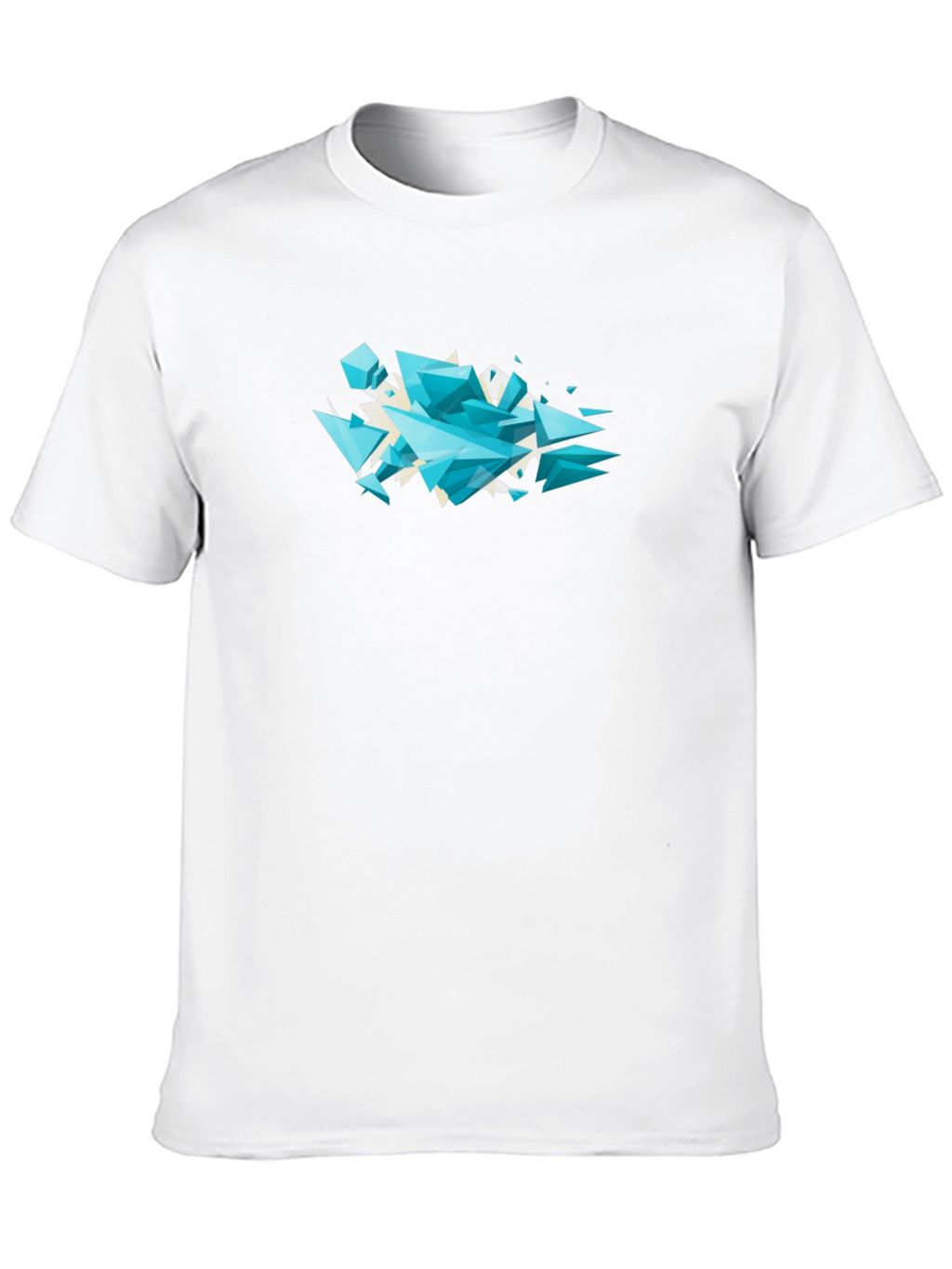 Geometric Shard T-Shirt - Modern Abstract Design