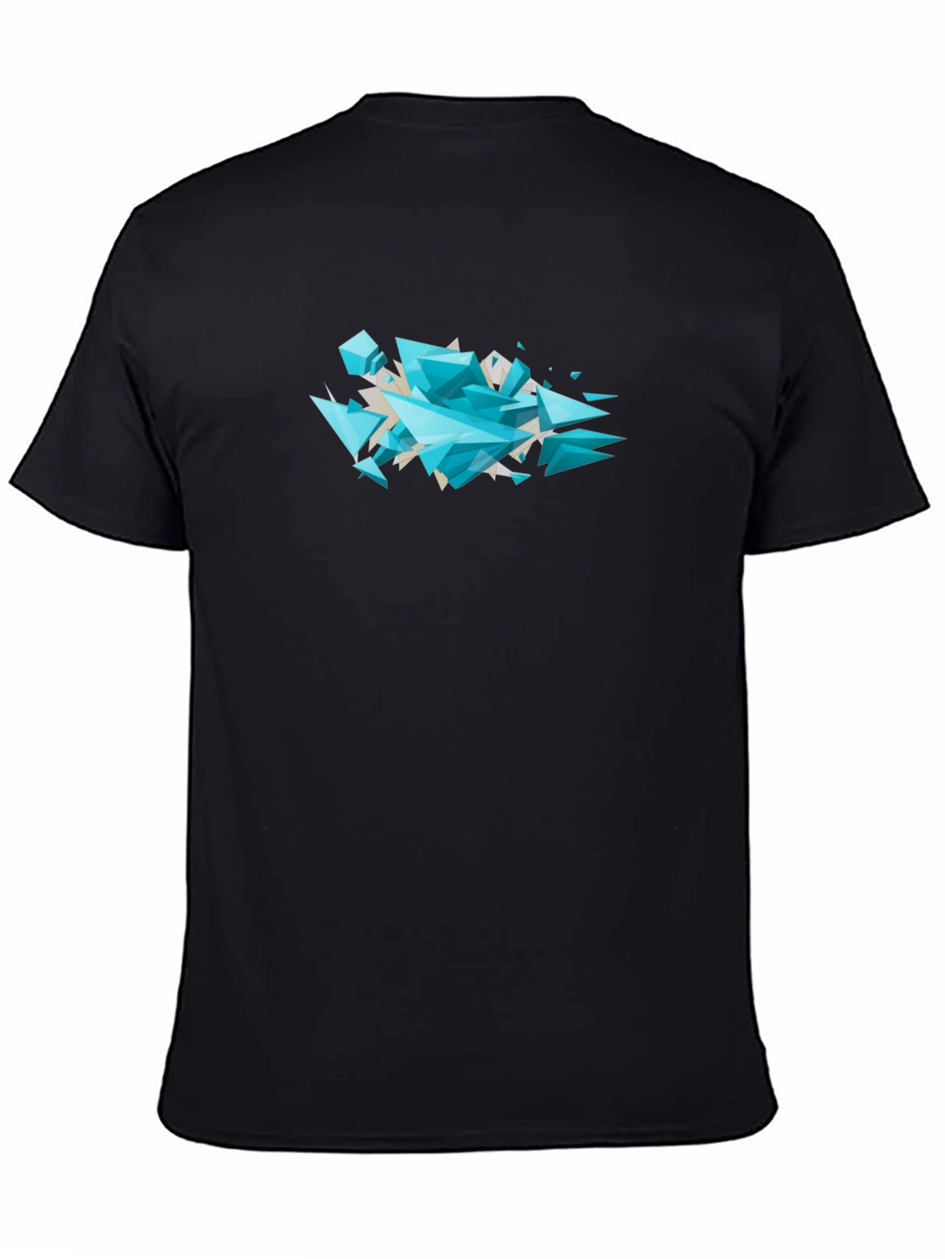 Geometric Shard T-Shirt - Modern Abstract Design