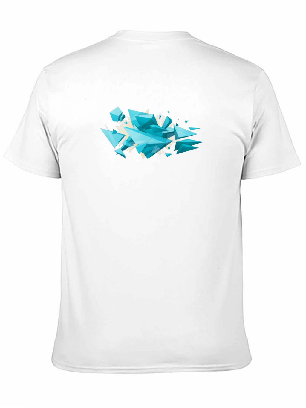 Geometric Shard T-Shirt - Modern Abstract Design