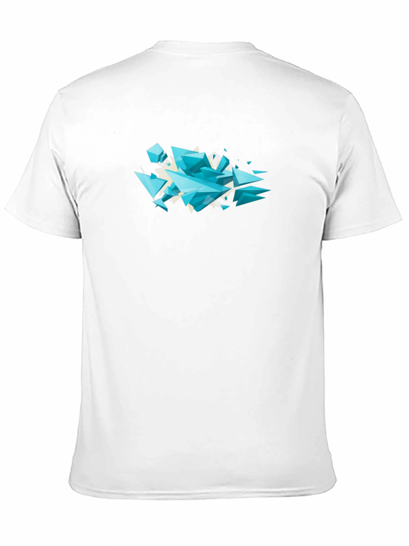 Geometric Shard T-Shirt - Modern Abstract Design