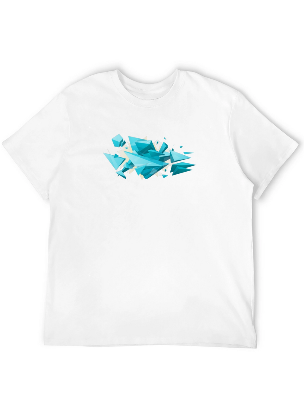 Geometric Shard T-Shirt - Modern Abstract Design