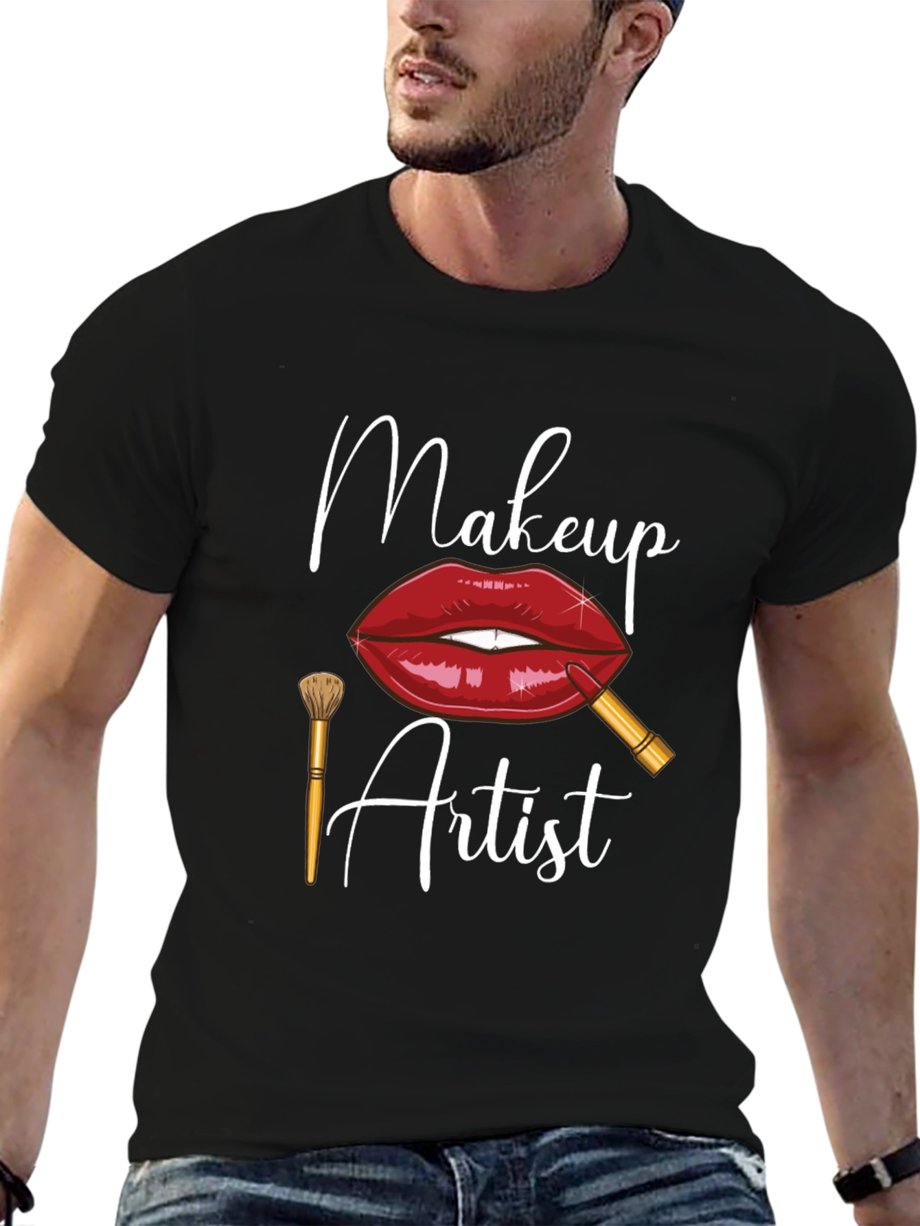 Makeup Artist T-Shirt - Stylish Graphic Tee