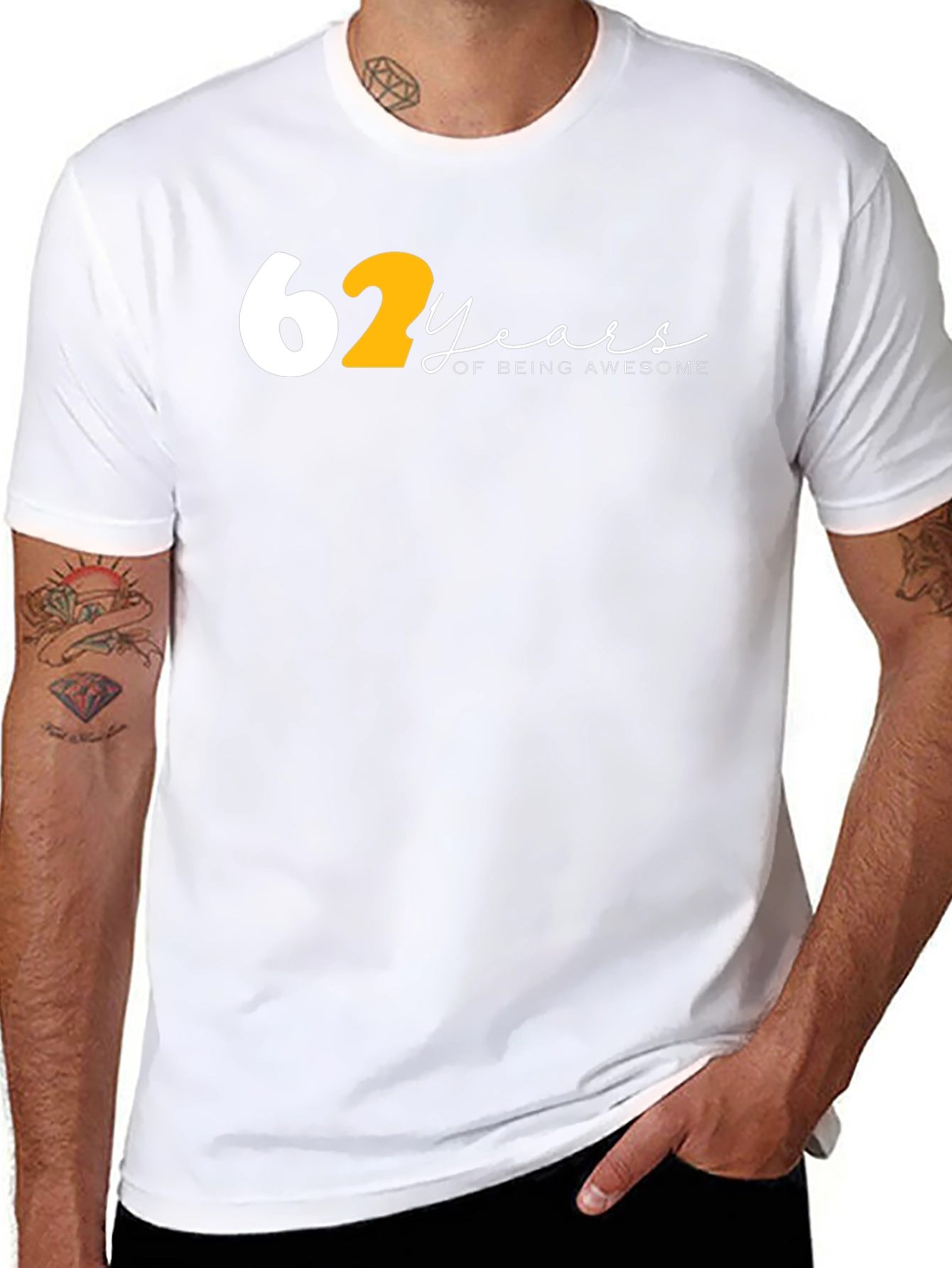 62 Years of Being Awesome Graphic T-Shirt