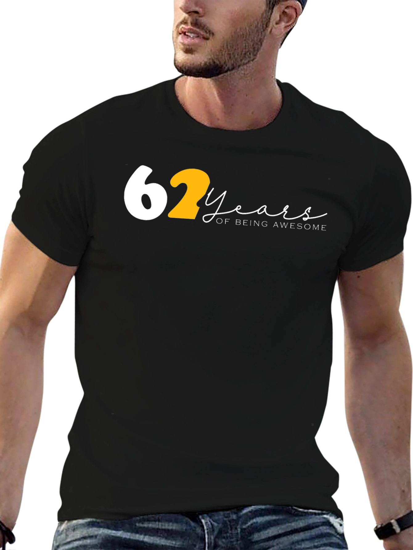 62 Years of Being Awesome Graphic T-Shirt