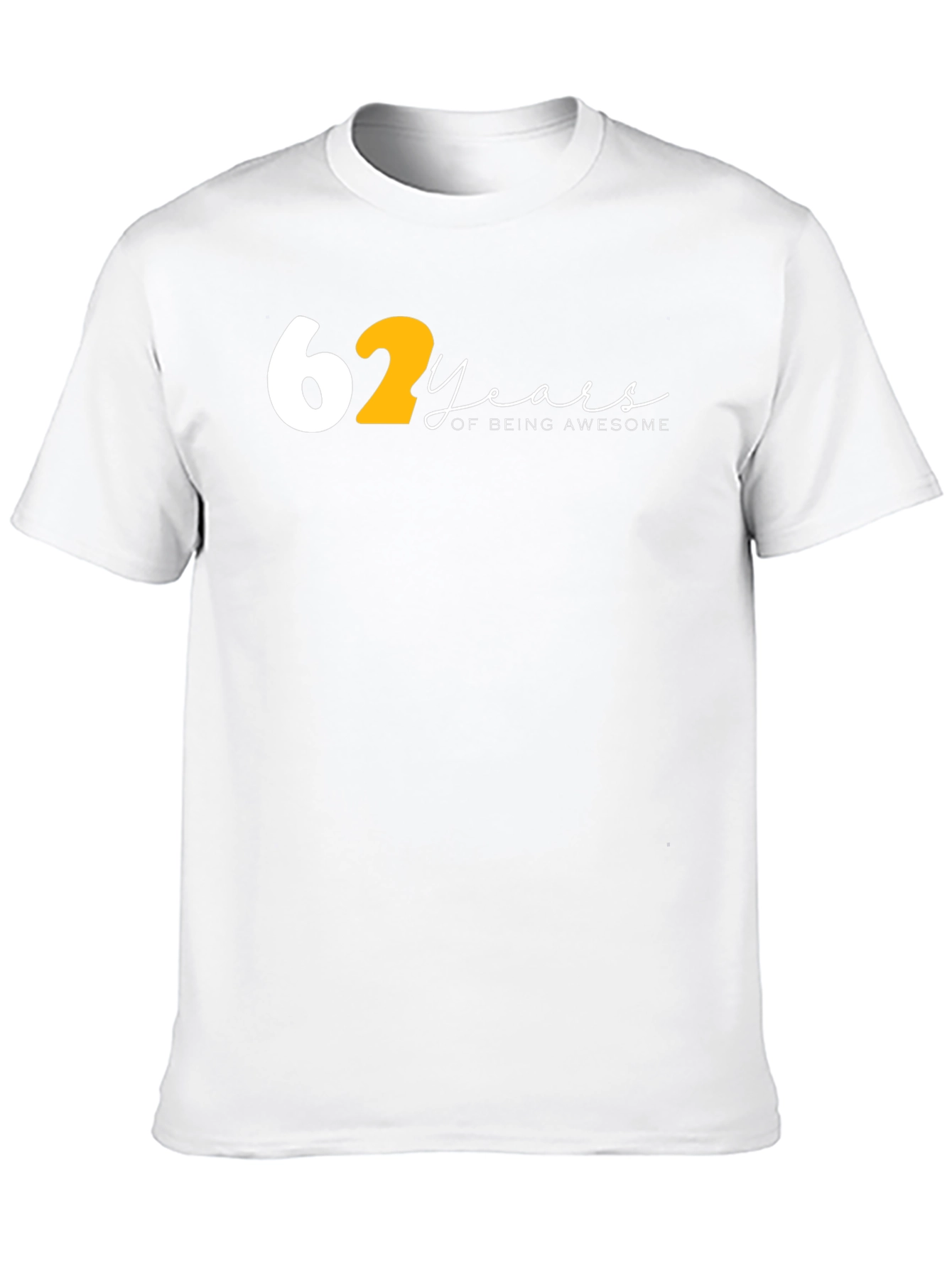 62 Years of Being Awesome Graphic T-Shirt