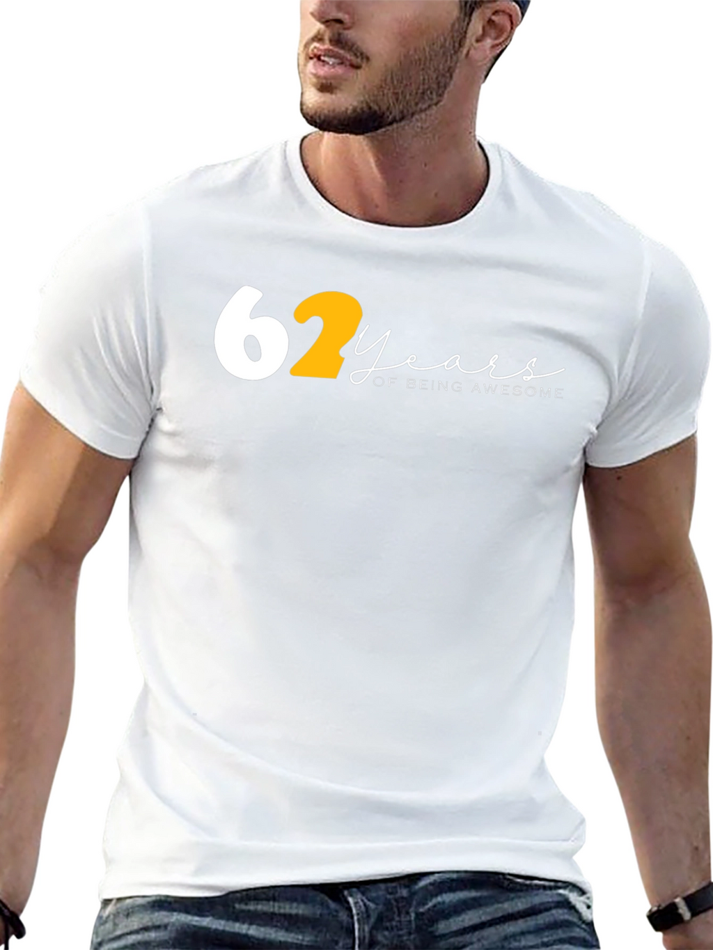 62 Years of Being Awesome Graphic T-Shirt