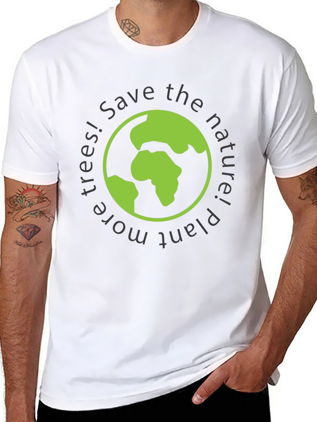 Eco-Friendly Save Nature Graphic Tee