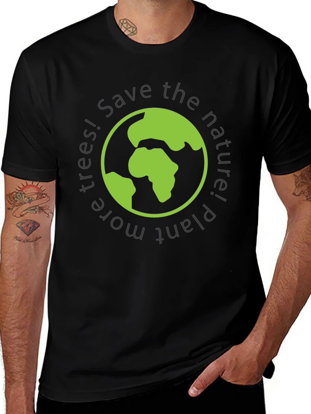 Eco-Friendly Save Nature Graphic Tee