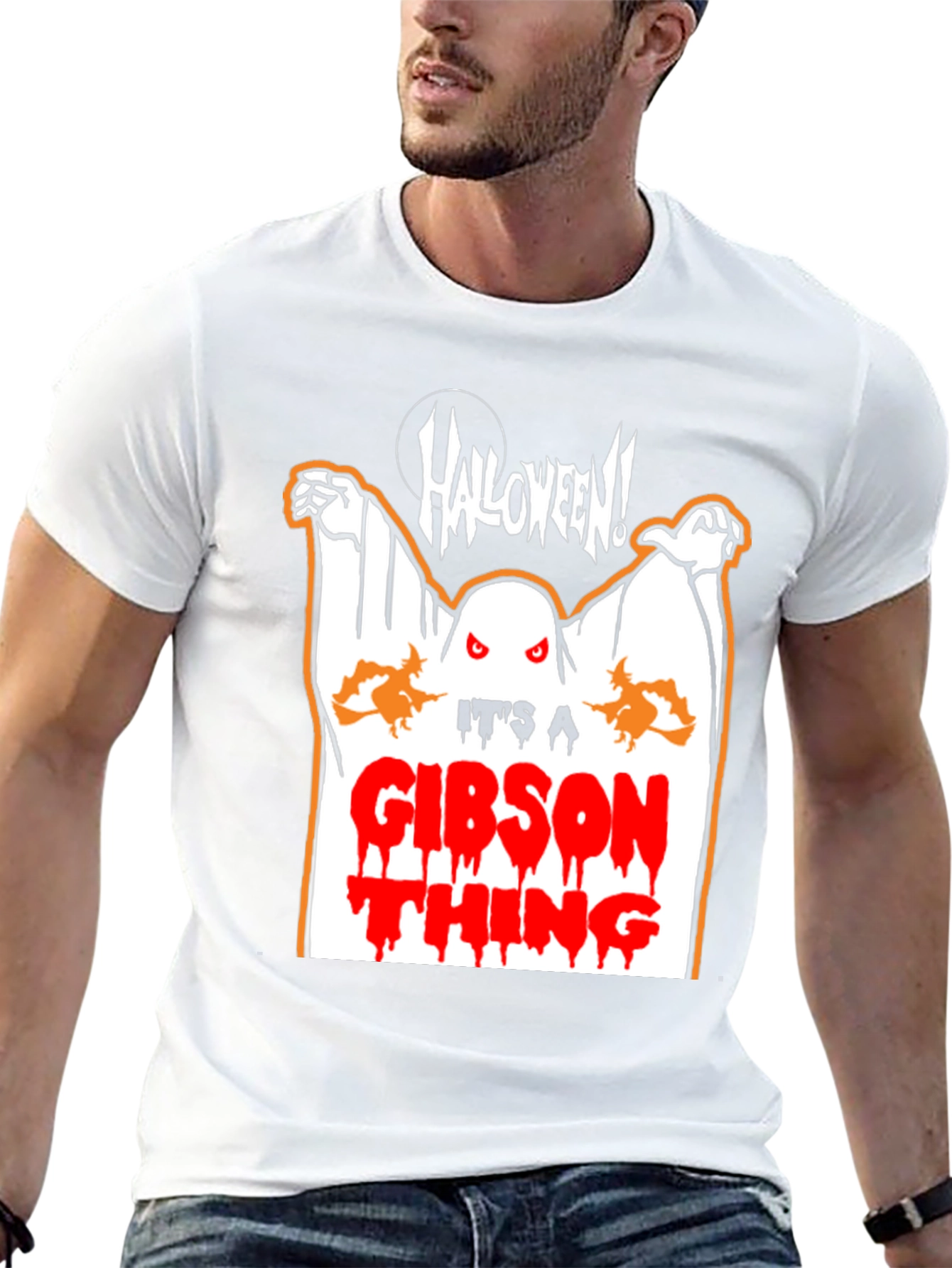Its A Gibson Thing Halloween Ghost T-Shirt