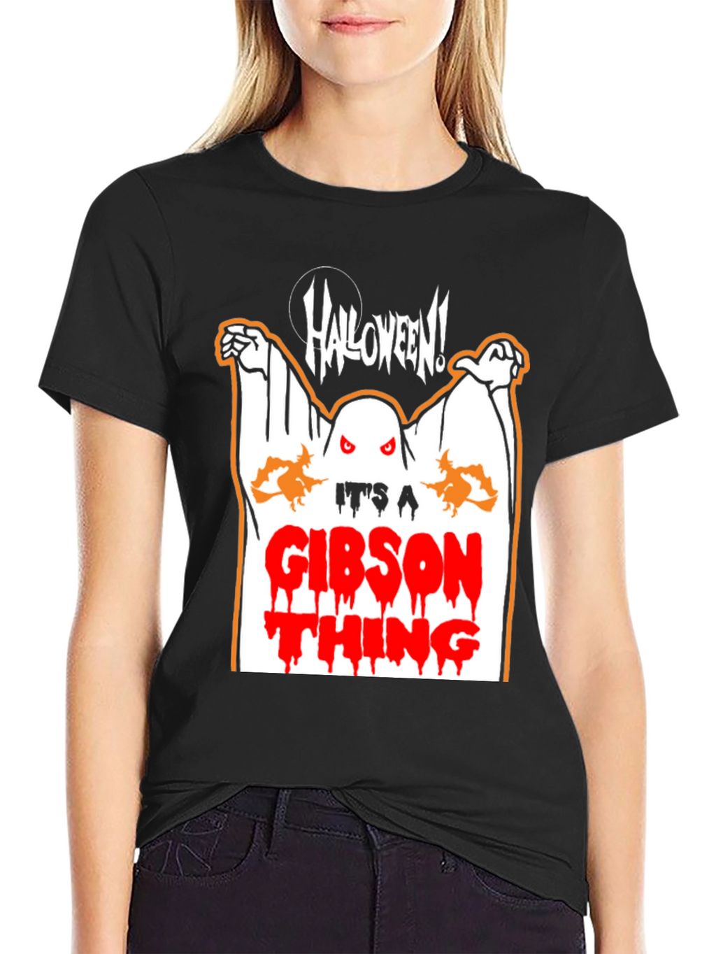 Its A Gibson Thing Halloween Ghost T-Shirt