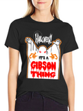 Its A Gibson Thing Halloween Ghost T-Shirt
