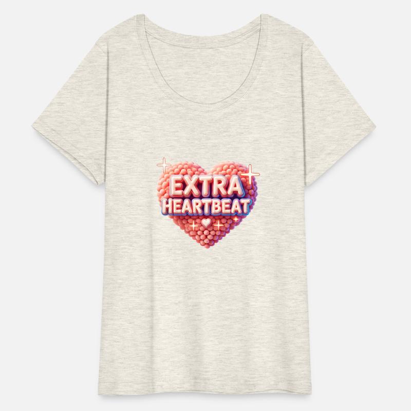Baby announcement, Heart with “Extra Heart” text