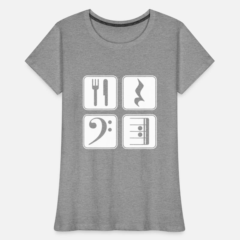 Bass Clef Eat Rest Play Repeat Funny Music