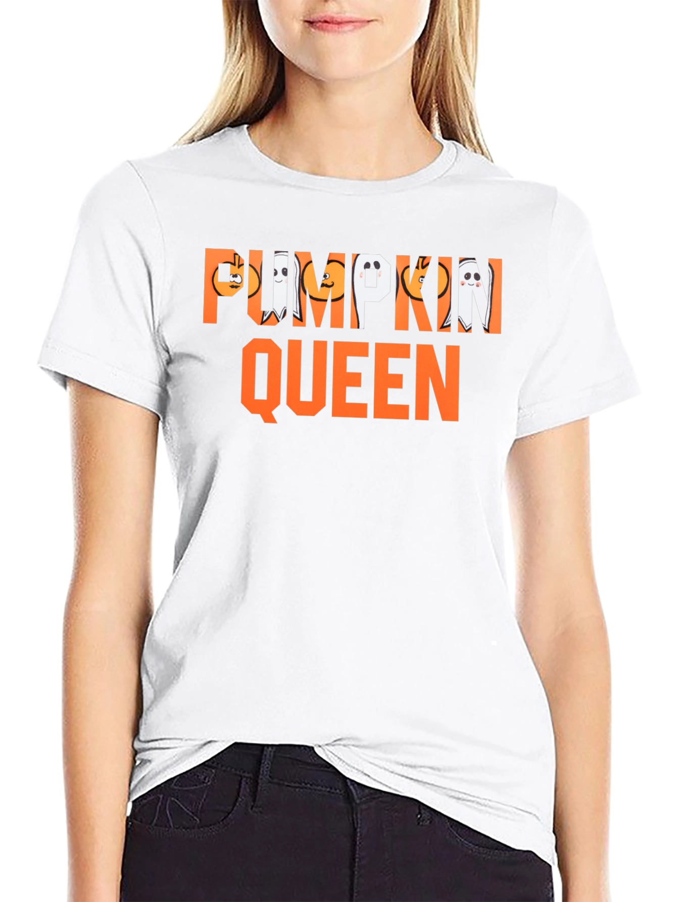 Pumpkin Queen Graphic T-Shirt Halloween Costume