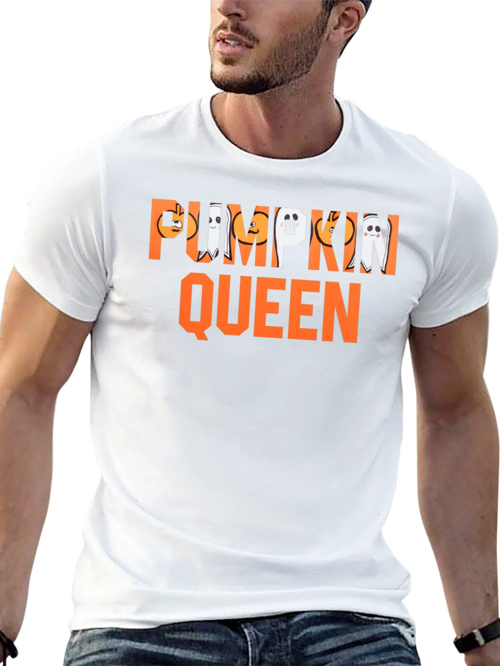 Pumpkin Queen Graphic T-Shirt Halloween Costume
