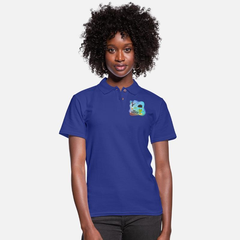 Be Happy Don't Worry Frog Waiting For Rain Raining