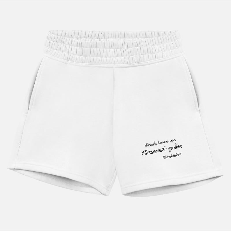 Beach house sea Coconut palm Yardside font logo