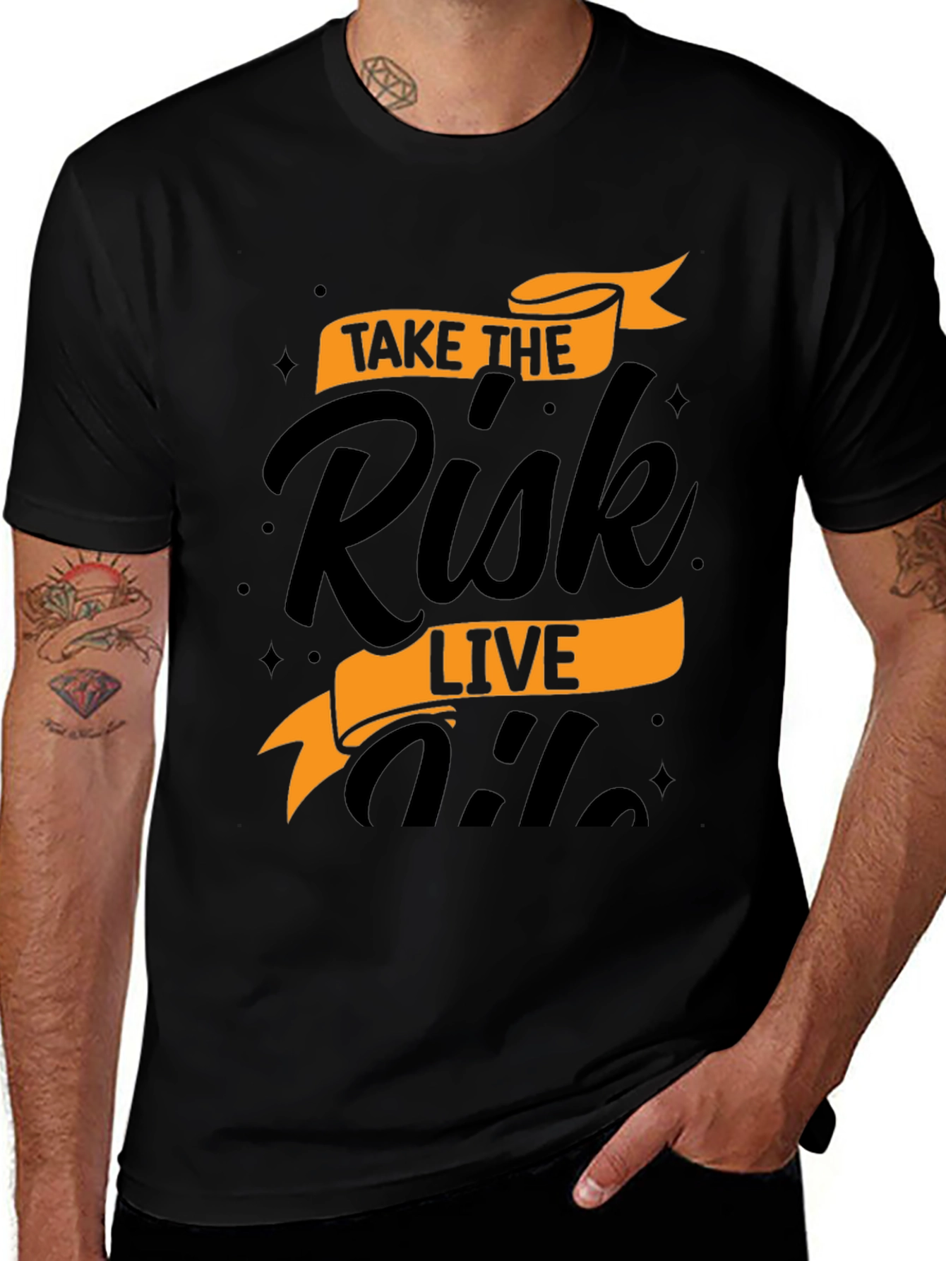 Risk Taker Graphic Tee - Live Life to the Fullest!