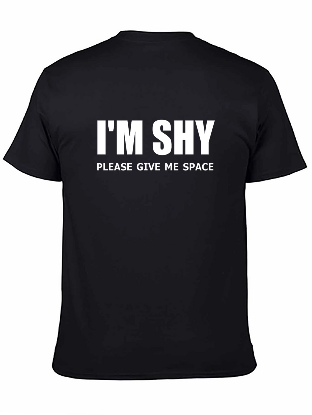 Im Shy Give Me Space Graphic T-Shirt