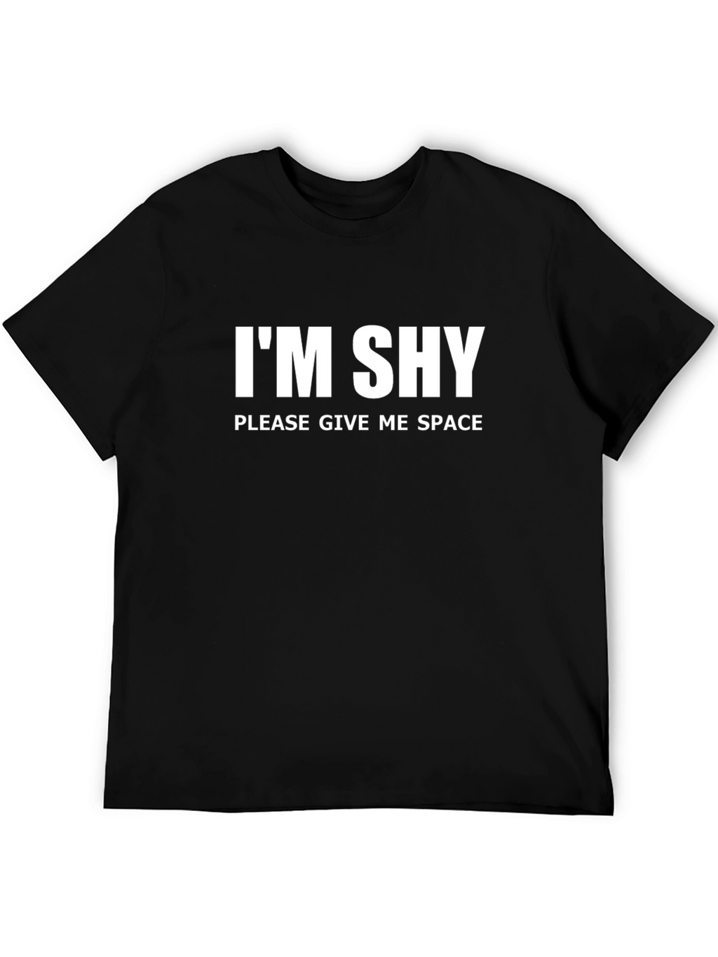 Im Shy Give Me Space Graphic T-Shirt