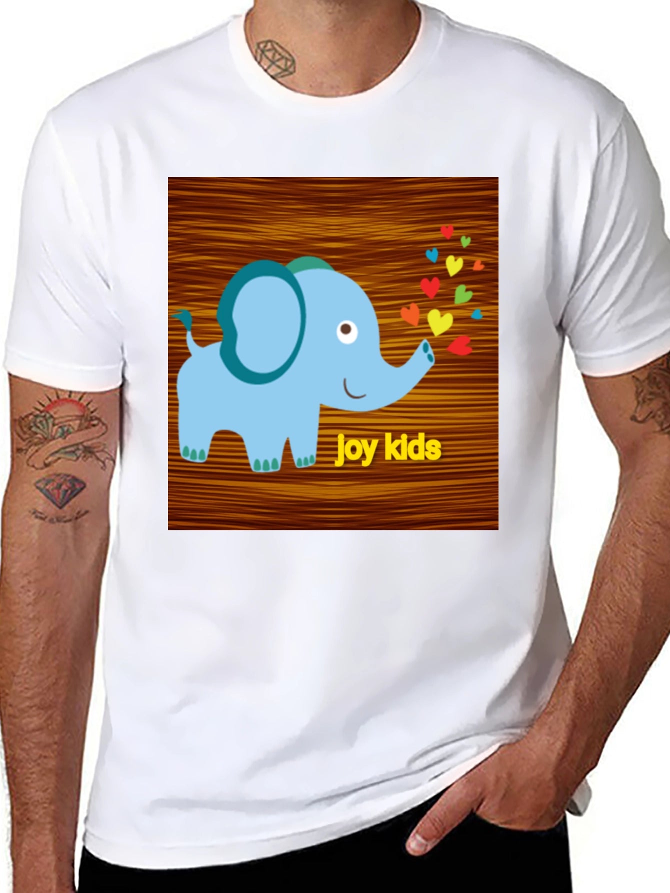 Joy Kids Elephant Graphic Tee