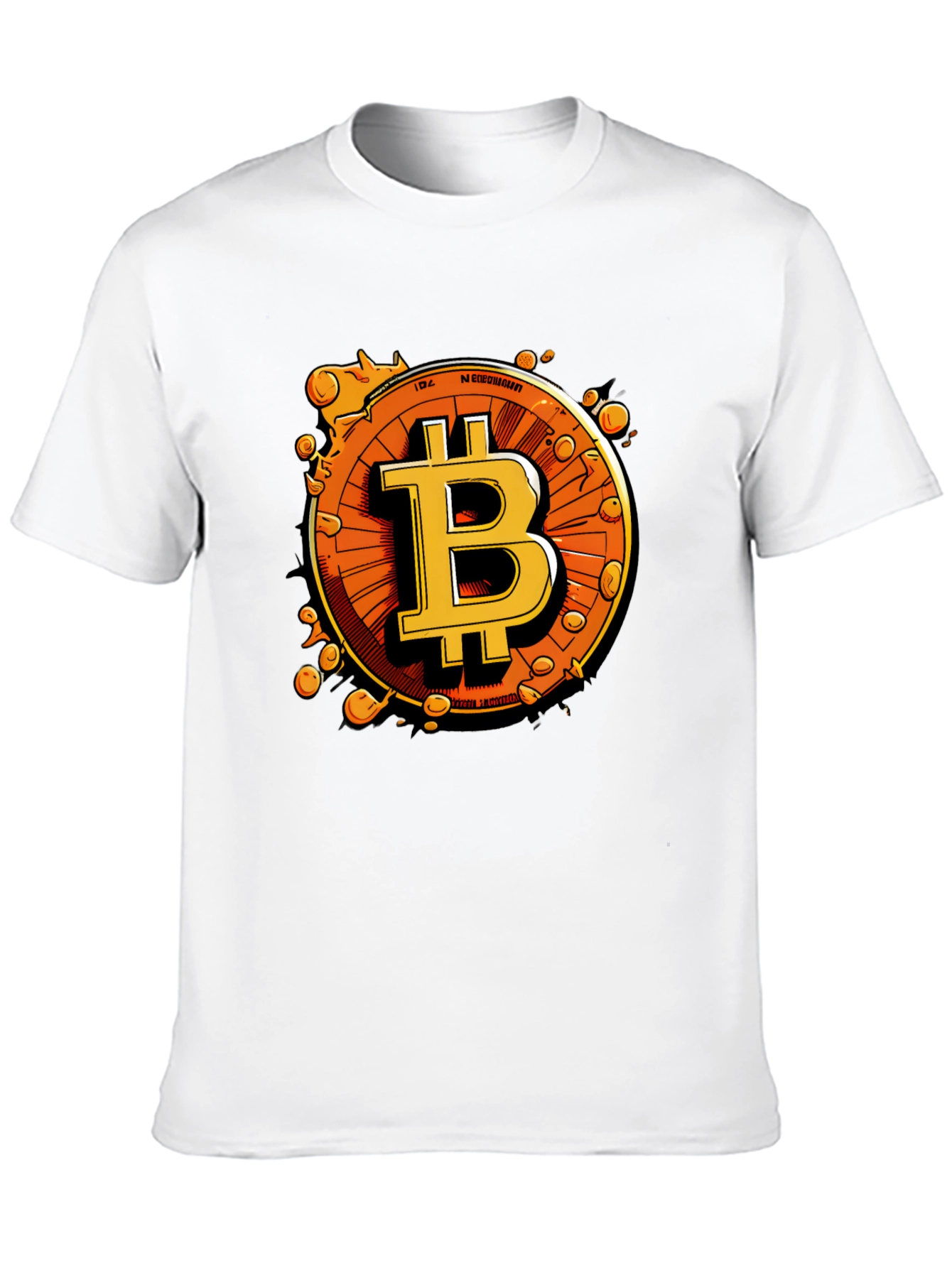 Bitcoin Black T-Shirt Crypto Currency Graphic Tee