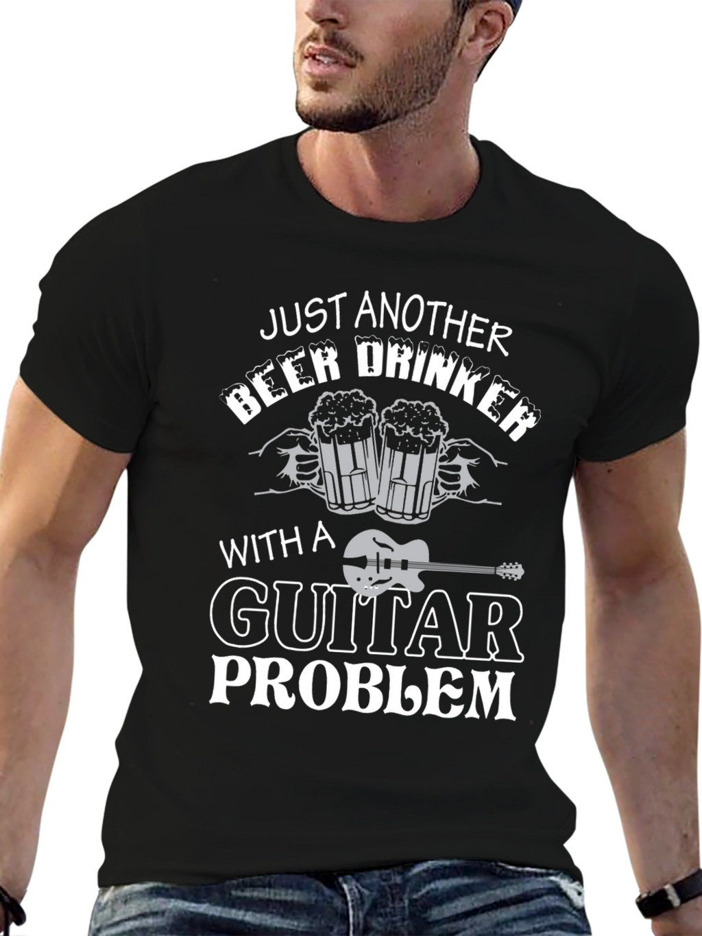 Just Another Beer Drinker with Guitar Problem T-Shirt